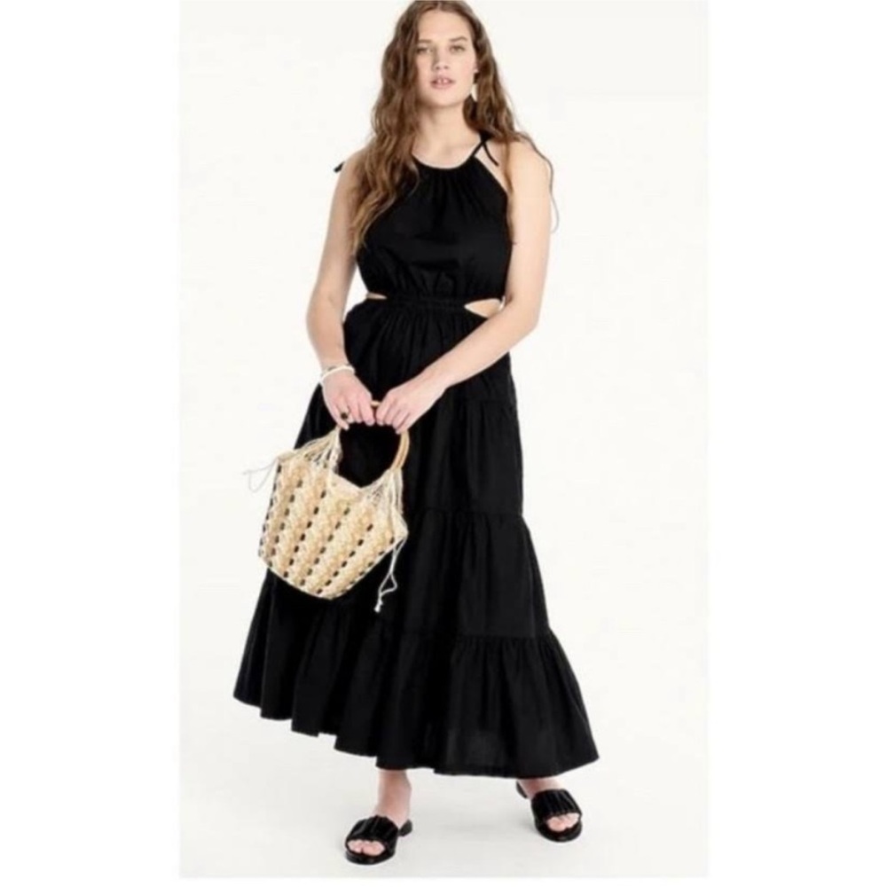 J. Crew Black Maxi Dress